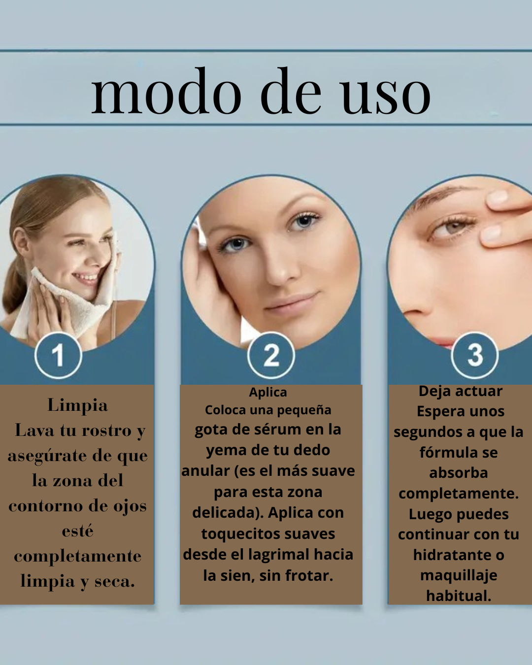 SERUM CAFEINA 5% – GEL CONTORNO DE OJOS