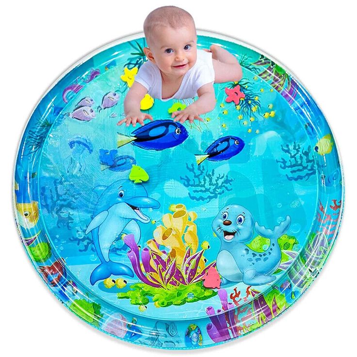Colchoneta Tapete de Agua Ovalado x 65cm