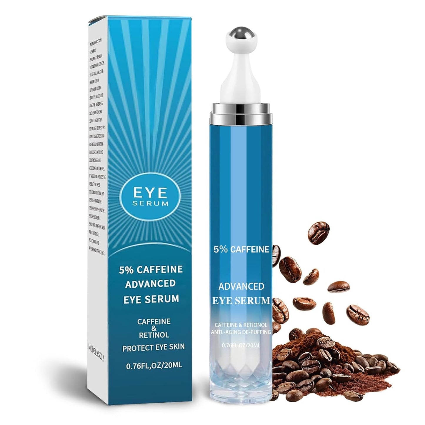 SERUM CAFEINA 5% – GEL CONTORNO DE OJOS