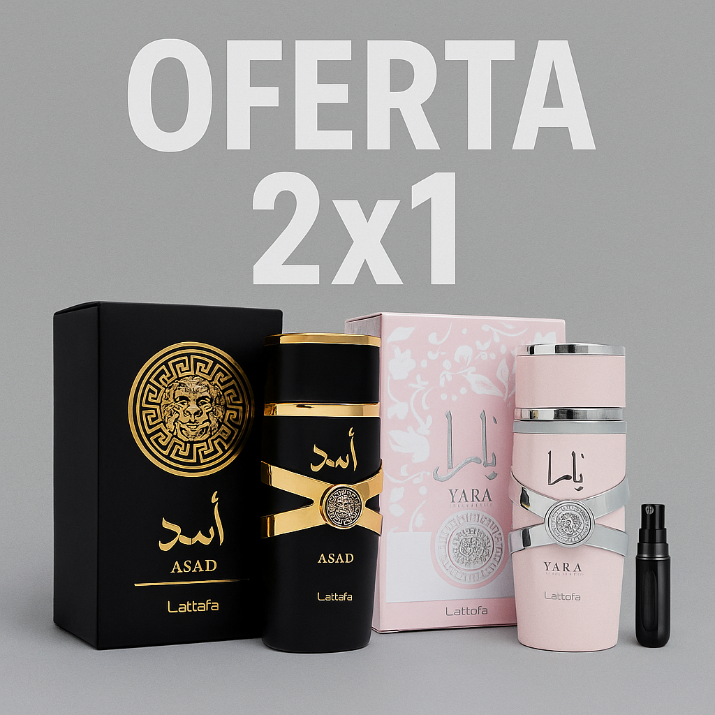 combo Perfumeb Asad Yara Lattafa Para Mujer y hombre