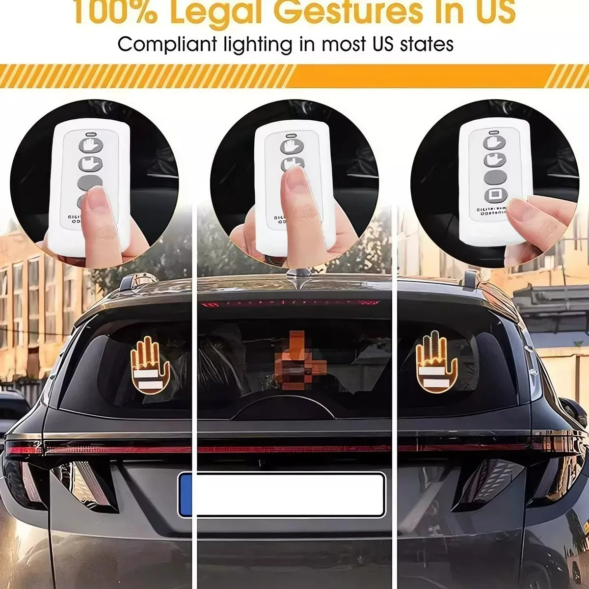 nueva Señal luz led para carro