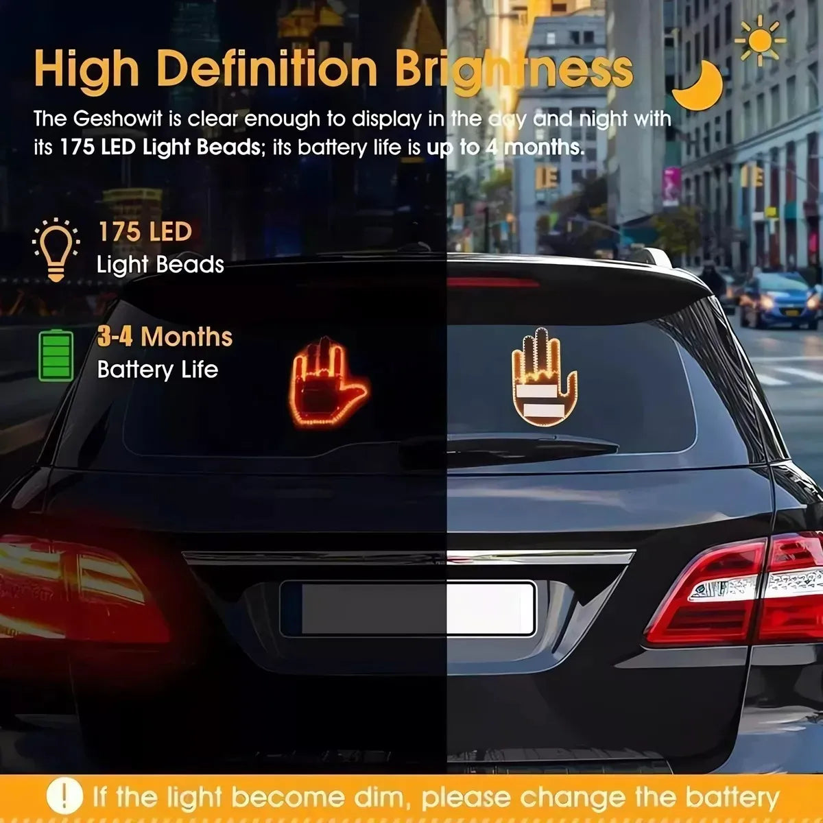 nueva Señal luz led para carro