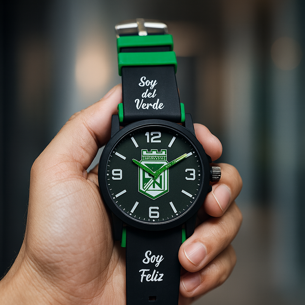 RELOJ ORGULLO ATLÉTICO NACIONAL