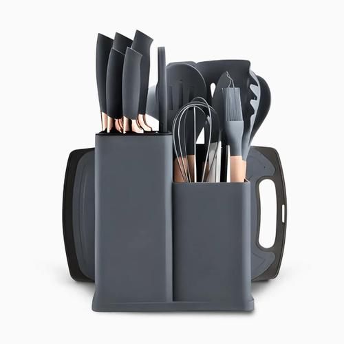 Set Utensilios Cocina Siliconados X 19 P