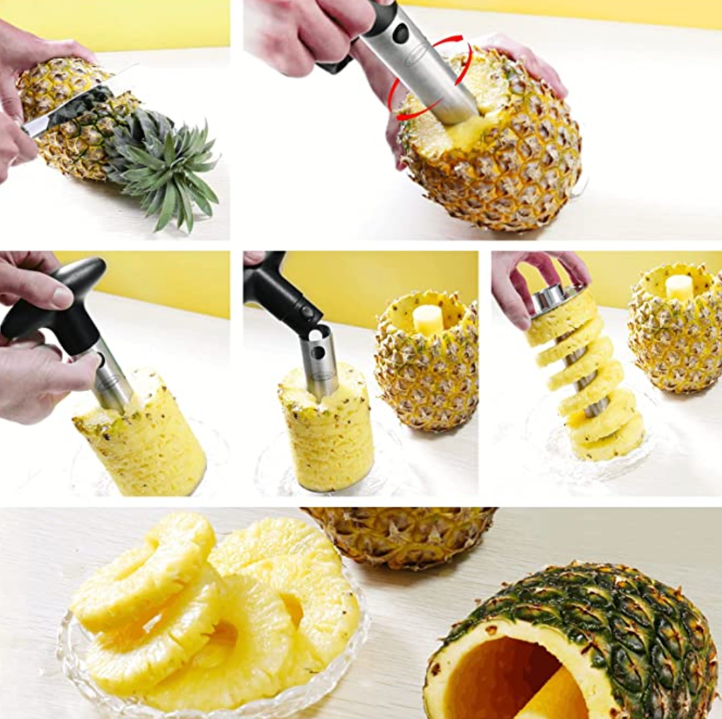 CORTADOR Y REBANADOR PELA PIÑA RODAJAS