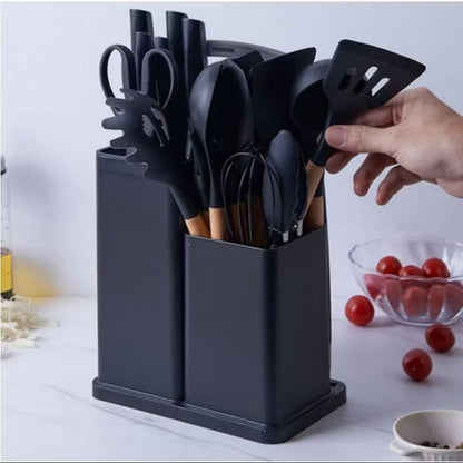 Set Utensilios Cocina Siliconados X 19 P