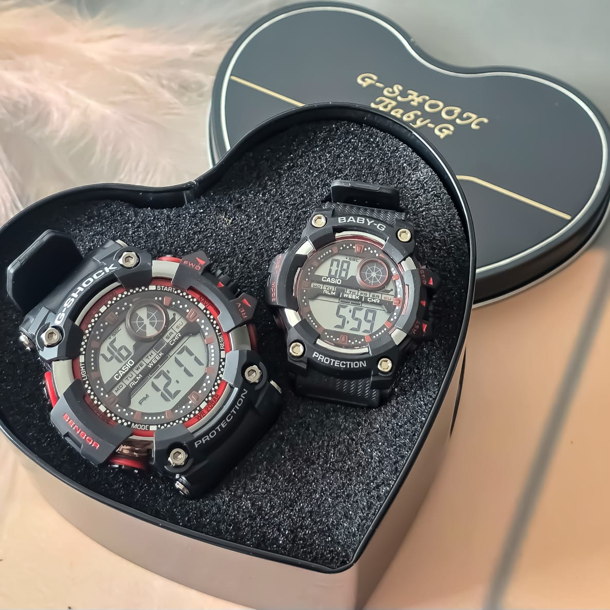 RELOJ CASIO PAREJA CORAZON