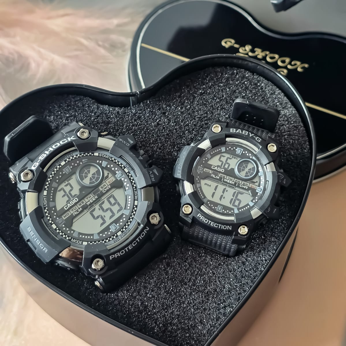 RELOJ CASIO PAREJA CORAZON