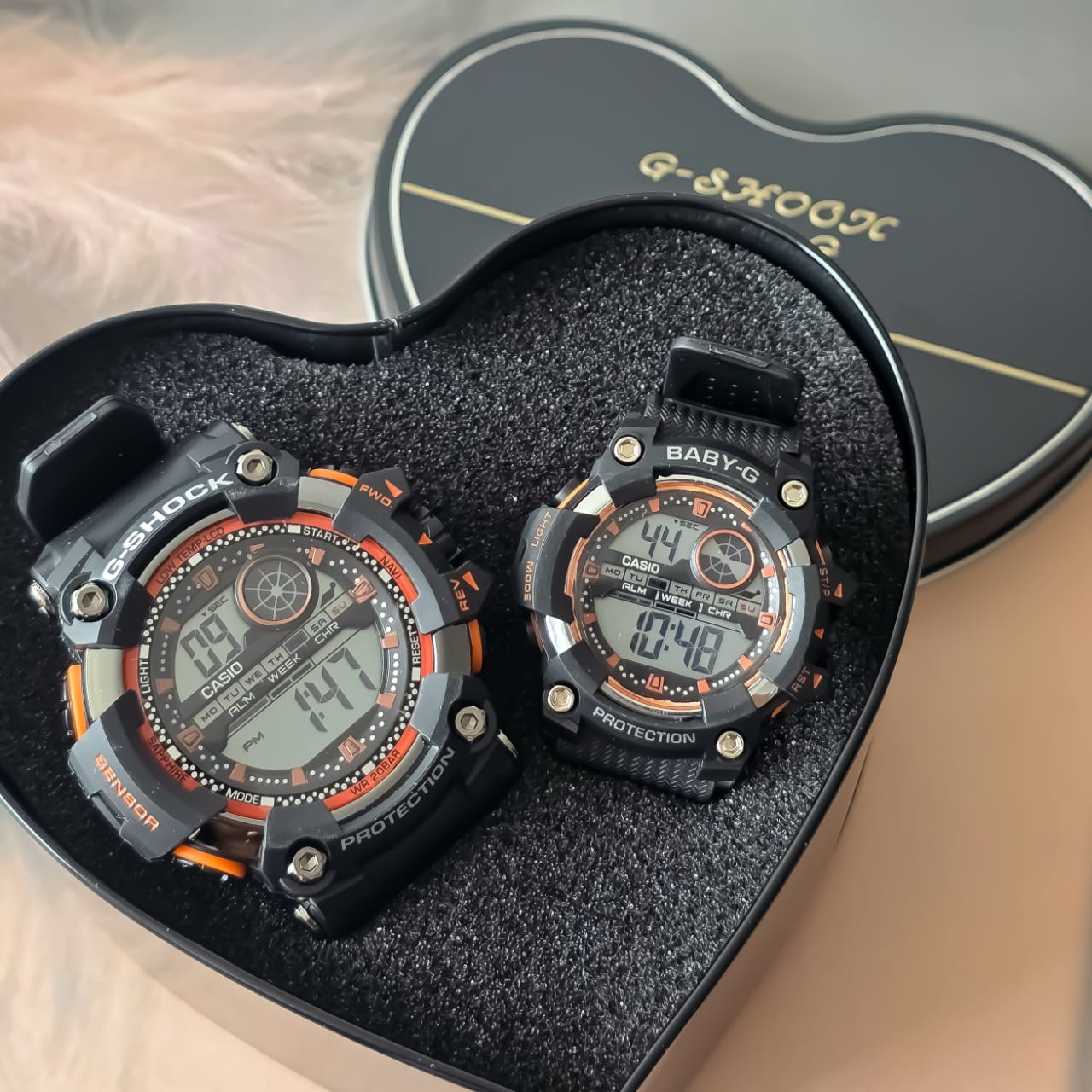RELOJ CASIO PAREJA CORAZON