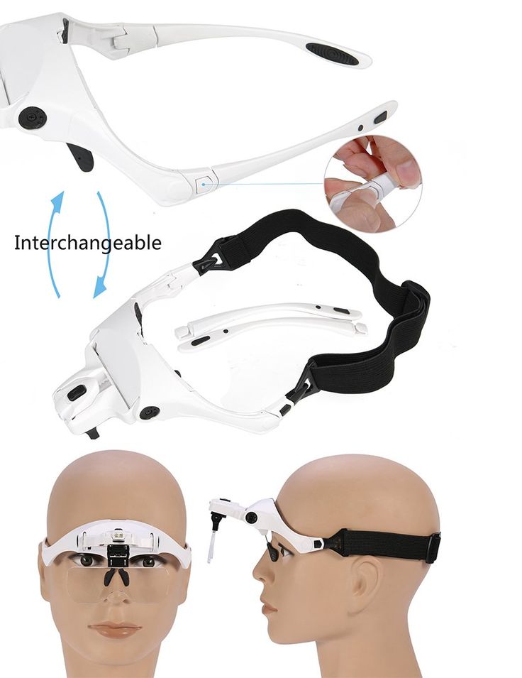 GAFAS LUPA CON LENTES INTERCAMBIABLES