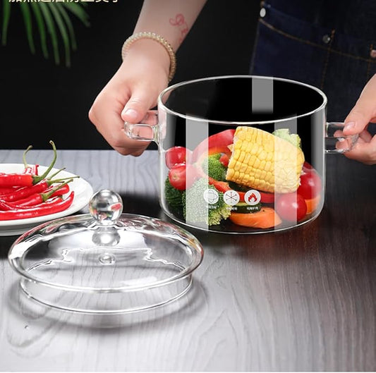 OLLA DE VIDRIO TEMPLADO PREMIUM
