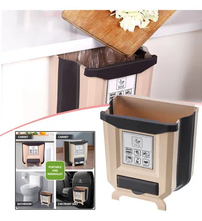 CANECA DE BASURA PLEGABLE JERSEY