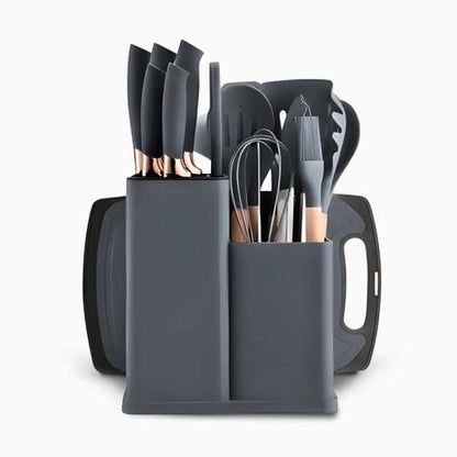 Set Utensilios Cocina Siliconados X 19 P