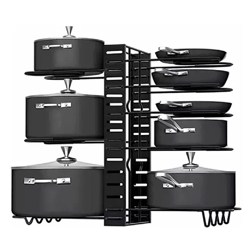NUEVO ESTANTE ORGANIZADOR PARA OLLAS X 8 NIVE