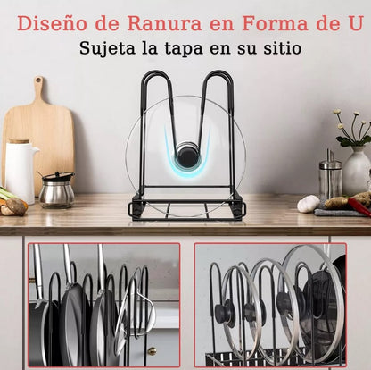 NUEVO ESTANTE ORGANIZADOR PARA OLLAS X 8 NIVE